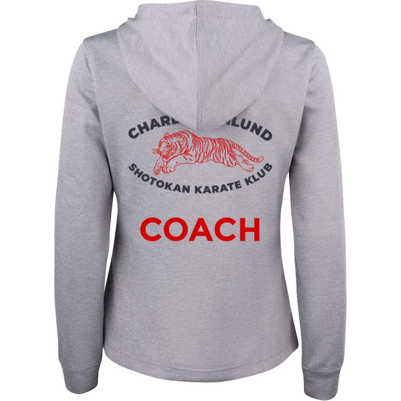 Charlottenlund Karate h�ttetr�je Basic Active FZ - dame
