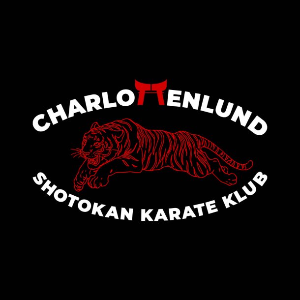 Charlottenlund Karate taskelogo - large
