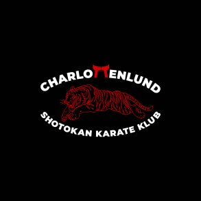 Charlottenlund Karate taskelogo - small
