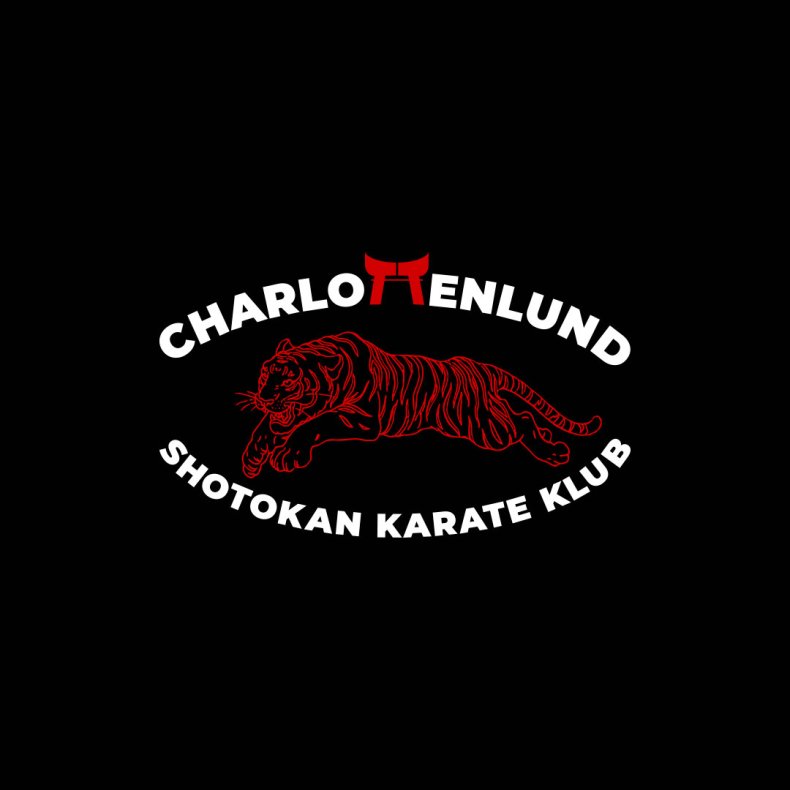 Charlottenlund Karate taskelogo - small