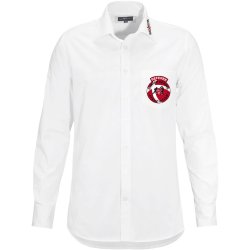 REFEREE/JUDGE logo p� dommerskjorte Powell Slimfit LS - herre