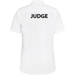 REFEREE/JUDGE logo p� dommerskjorte Powell Slimfit SS - herre