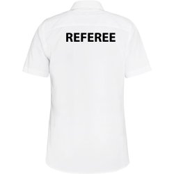 REFEREE/JUDGE logo p� dommerskjorte Powell Slimfit SS - herre