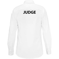 REFEREE/JUDGE logo p� dommerskjorte Powell Comfort LS - herre