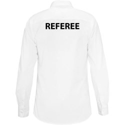 REFEREE/JUDGE logo p dommerskjorte Powell Comfort LS - herre