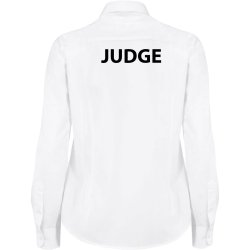 REFEREE/JUDGE logo p� dommerskjorte Powell LS - dame
