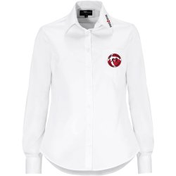 DABU-LOGO p dommerskjorte Powell LS - dame