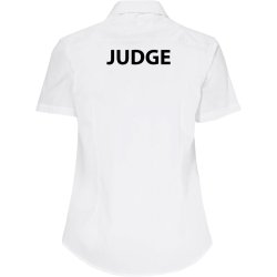 REFEREE/JUDGE logo p� dommerskjorte Powell Slimfit SS - dame