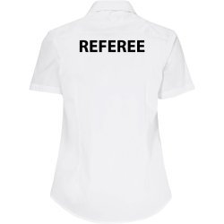 REFEREE/JUDGE logo p� dommerskjorte Powell Slimfit SS - dame