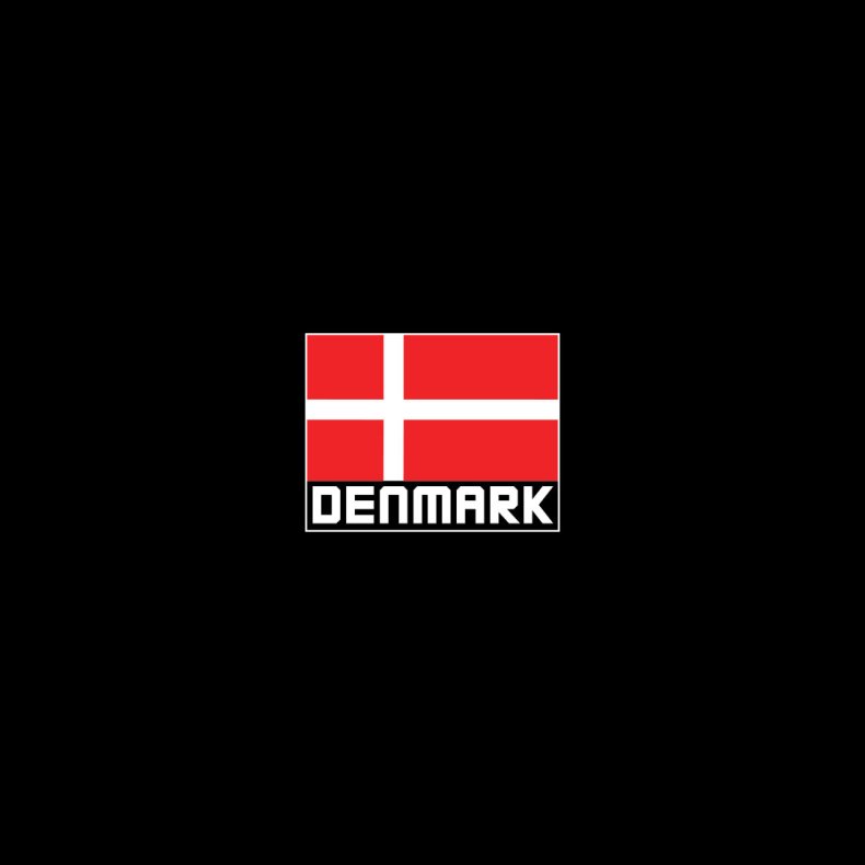 DABU dannebrog m/DK - brodering