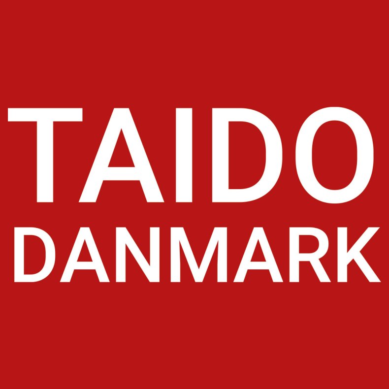 Taido Danmark t-shirt ryglogo
