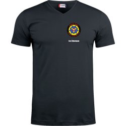 Skjern TKD t-shirt Basic V-hals - unisex