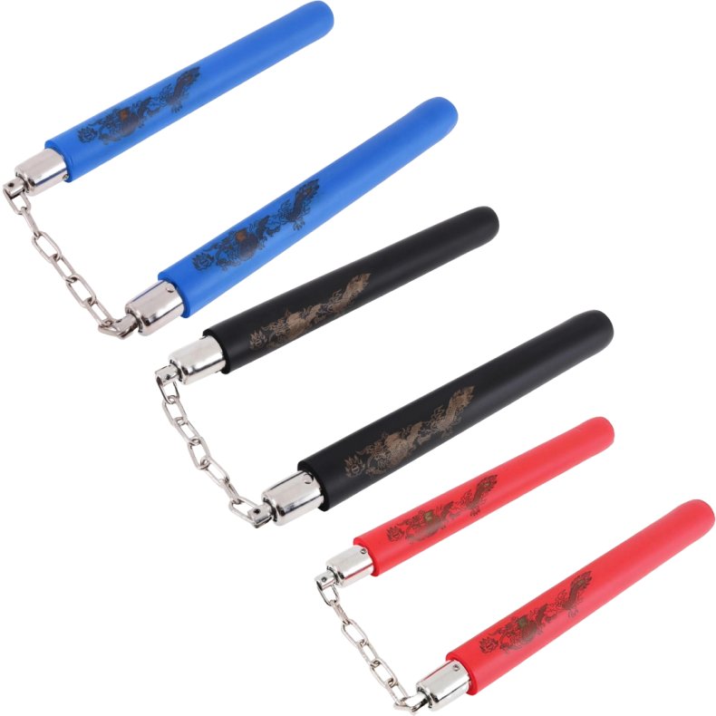 Nunchaku med k�de - drage