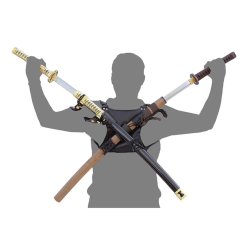 Rygsele til katana - sort