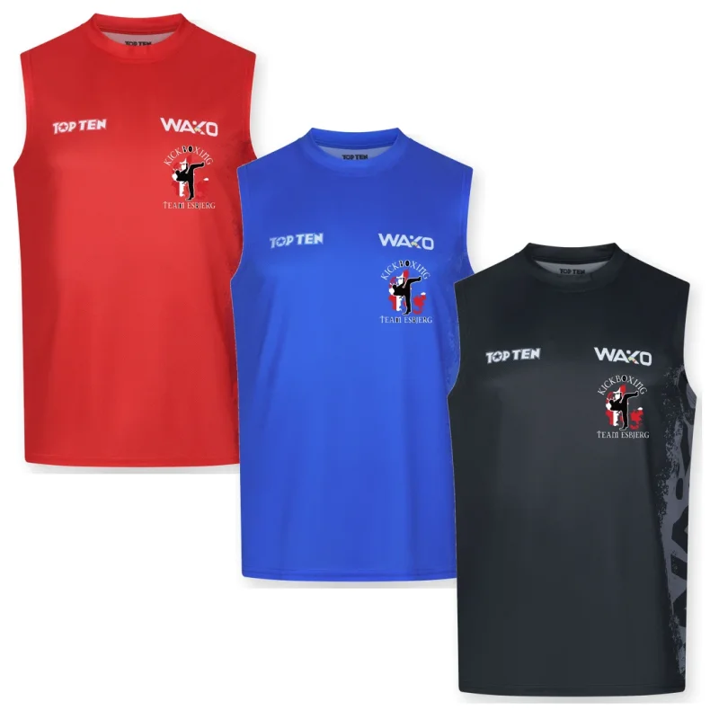 Esbjerg Kickboxing tanktop WAKO Kick Light - unisex