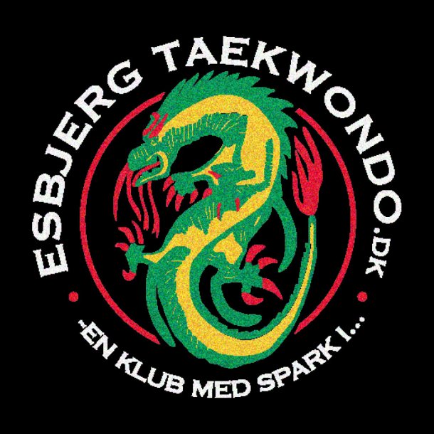 Esbjerg TKD logo - brodering