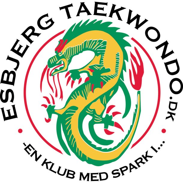 Esbjerg TKD logo - sort tekst