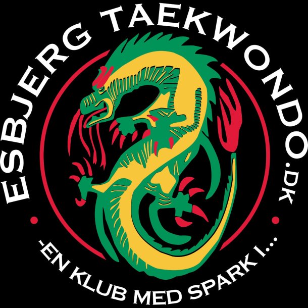 Esbjerg TKD logo - hvid tekst
