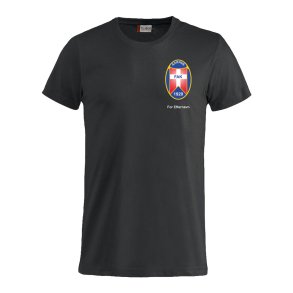 FAK t-shirt Basic bomuld sort - junior