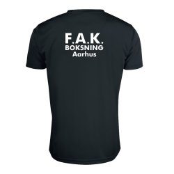 FAK t-shirt Basic Active dryfit sort - junior