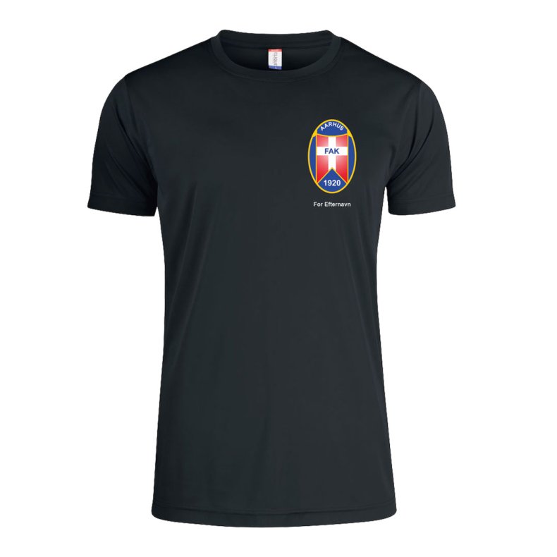 FAK t-shirt Basic Active dryfit sort - junior