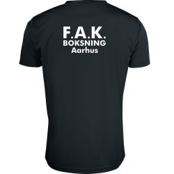 FAK t-shirt Basic Active dryfit sort - herre