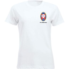 FAK t-shirt New Classic hvid - dame