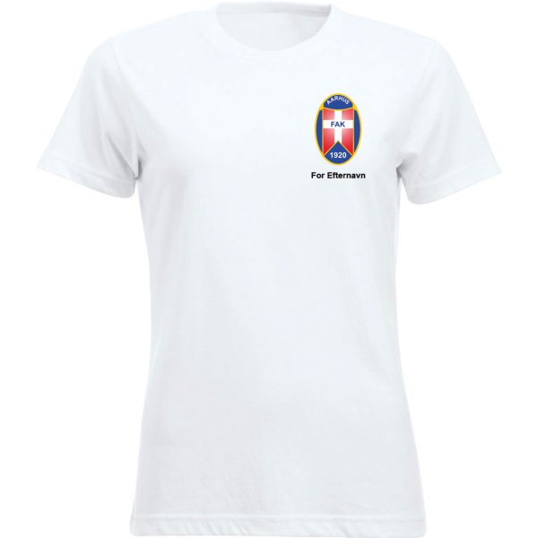 FAK t-shirt New Classic hvid - dame