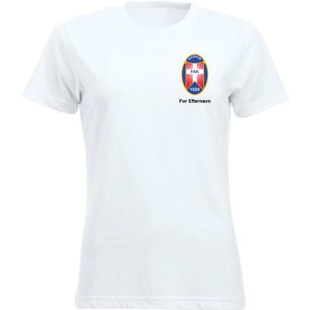 FAK t-shirt New Classic hvid - dame