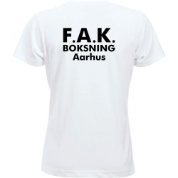 FAK t-shirt New Classic hvid - dame
