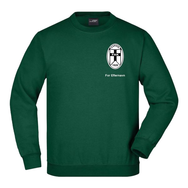 FAK sweatshirt RN Heavy gr�n - junior