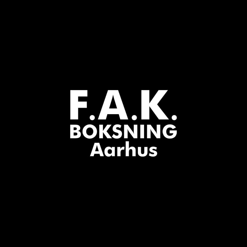 F.A.K. bukslogo - hvid