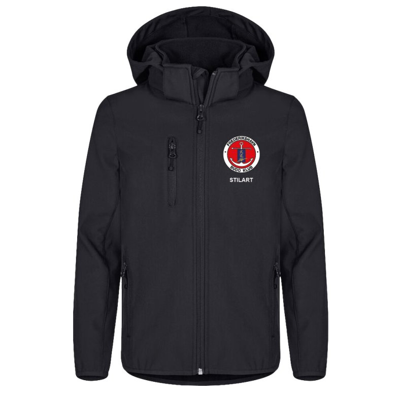 Frh. Budo Klub jakke softshell Classic m/h�tte - junior