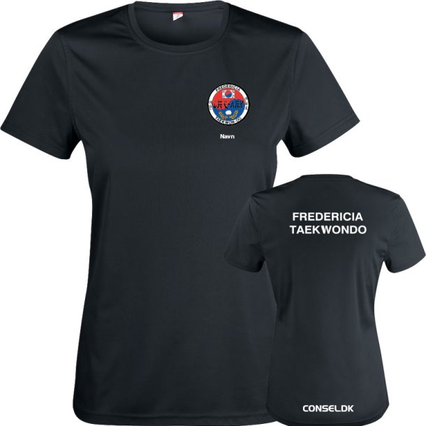 Fredericia Taekwondo t-shirt dryfit - dame