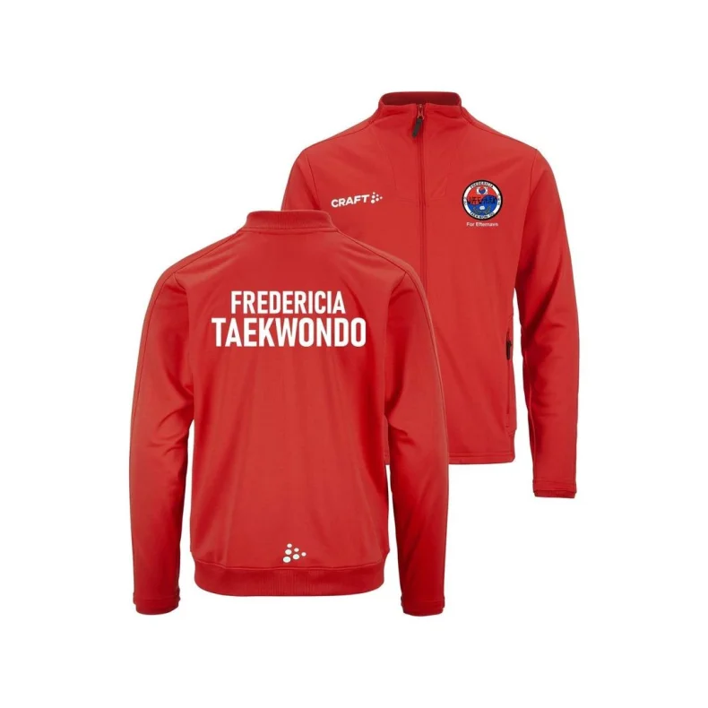 Fredericia Taekwondo tr�ningsjakke Evolve 2.0 r�d - junior