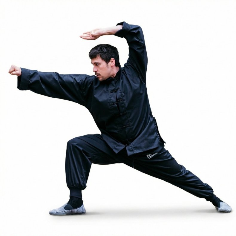 Kung Fu dragt Training - sort