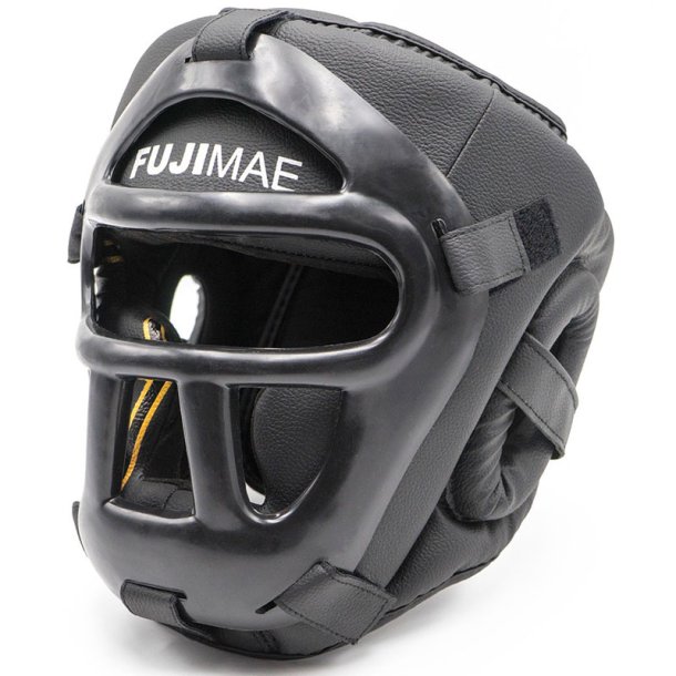 FujiMae hjelm Sparring full face m/visir - sort/guld