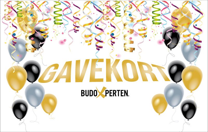 Gavekort med motiv - balloner/guilander
