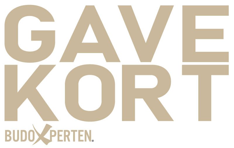 Gavekort med motiv - simpelt m/guld
