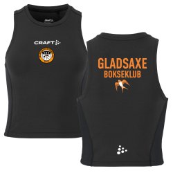 Gladsaxe Bokseklub singlet Crop Rush 2.0 - dame