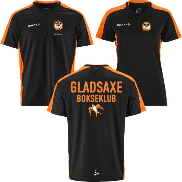 Gladsaxe Bokseklub t-shirt Evolve 2.0 Contrast Jersey - dame/herre