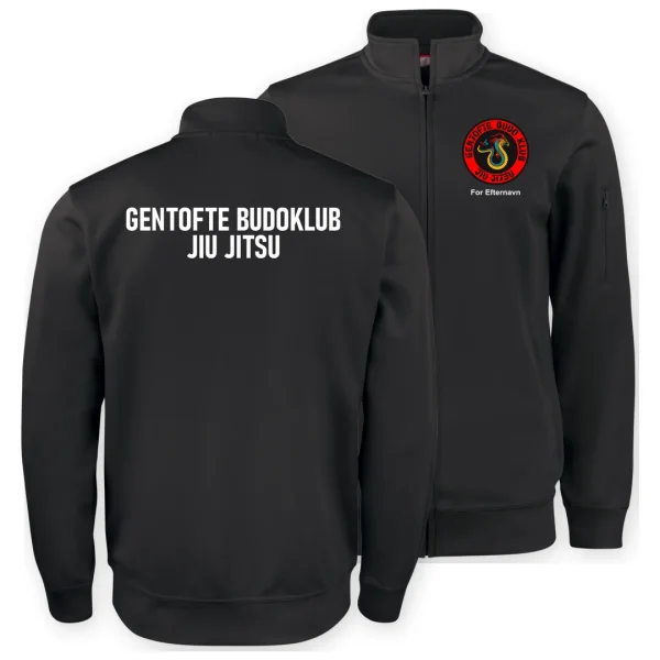Gentofte Budoklub tr�ningsjakke Basic Active FZ - unisex