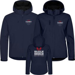 Gilleleje jakke m/h�tte Classic Softshell - dame/herre