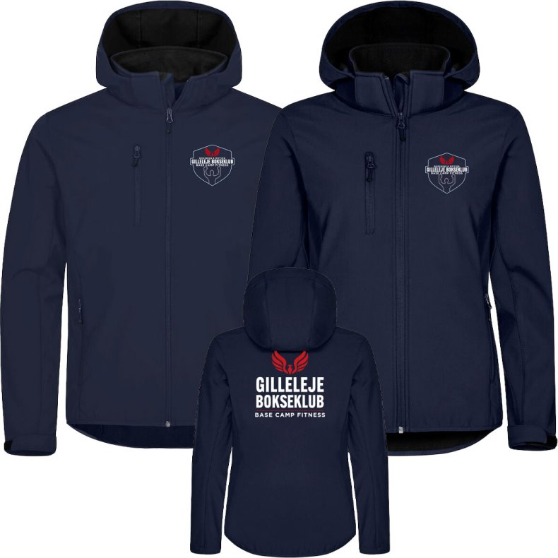 Gilleleje jakke m/h�tte Classic Softshell - dame/herre