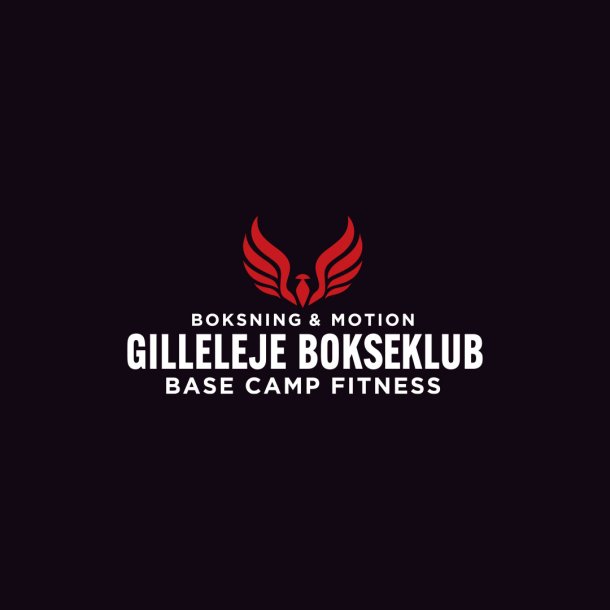Gilleleje bokseklub rygsklogo - tryk