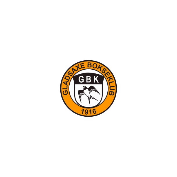 Gladsaxe Bokseklub lille logo - brodering