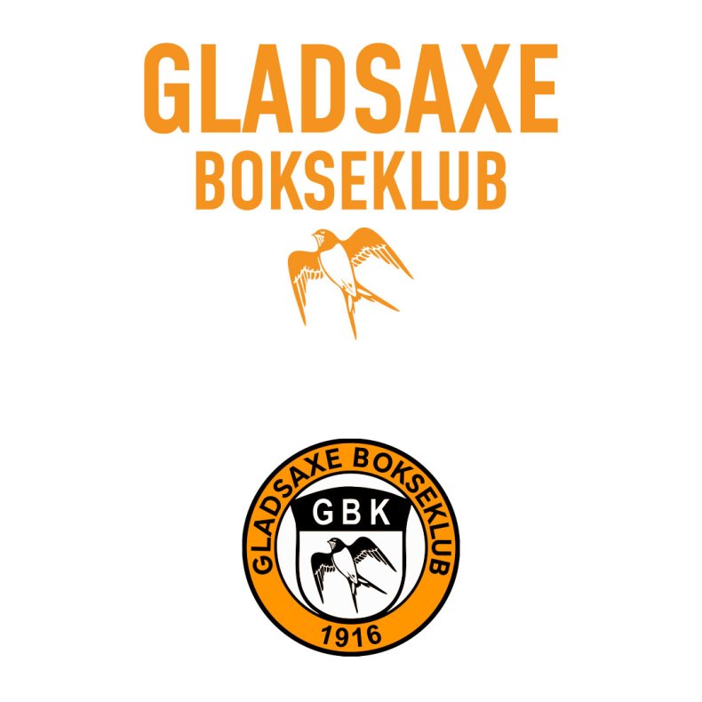 Gladsaxe Bokseklub logo til rygs�k - brodering