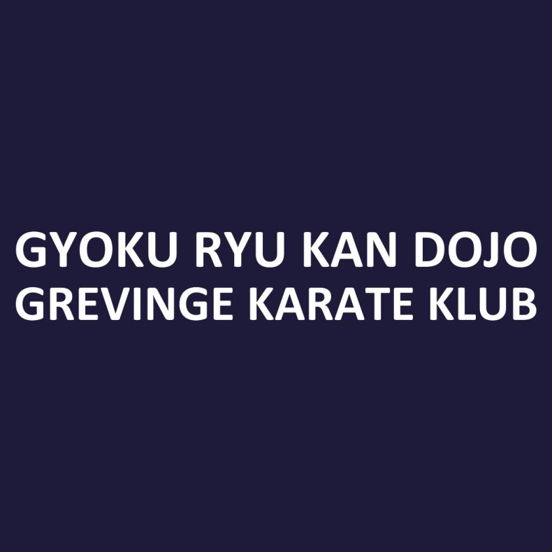 Grevinge tekstlogo ryg - hvid