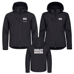 Herlev Boxing jakke m/h�tte Classic Softshell - dame/herre