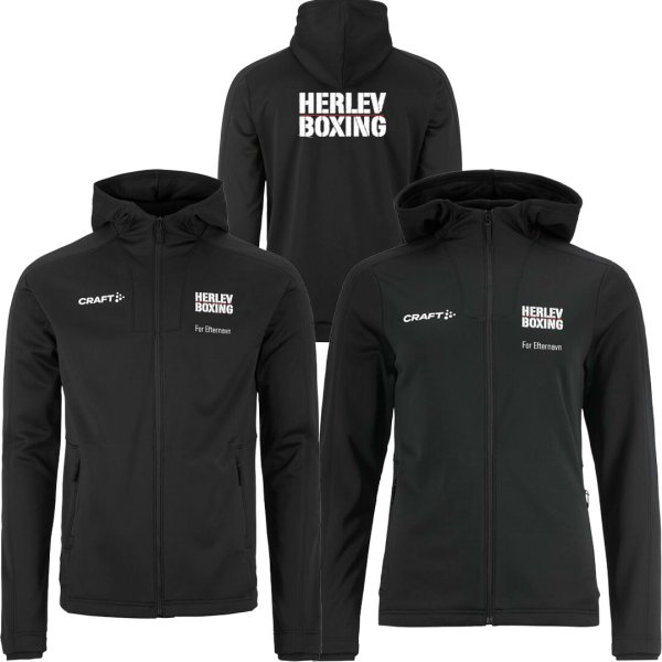 Herlev Boxing tr�ningsjakke FZ m/h�tte Evolve 2.0 - dame/herre